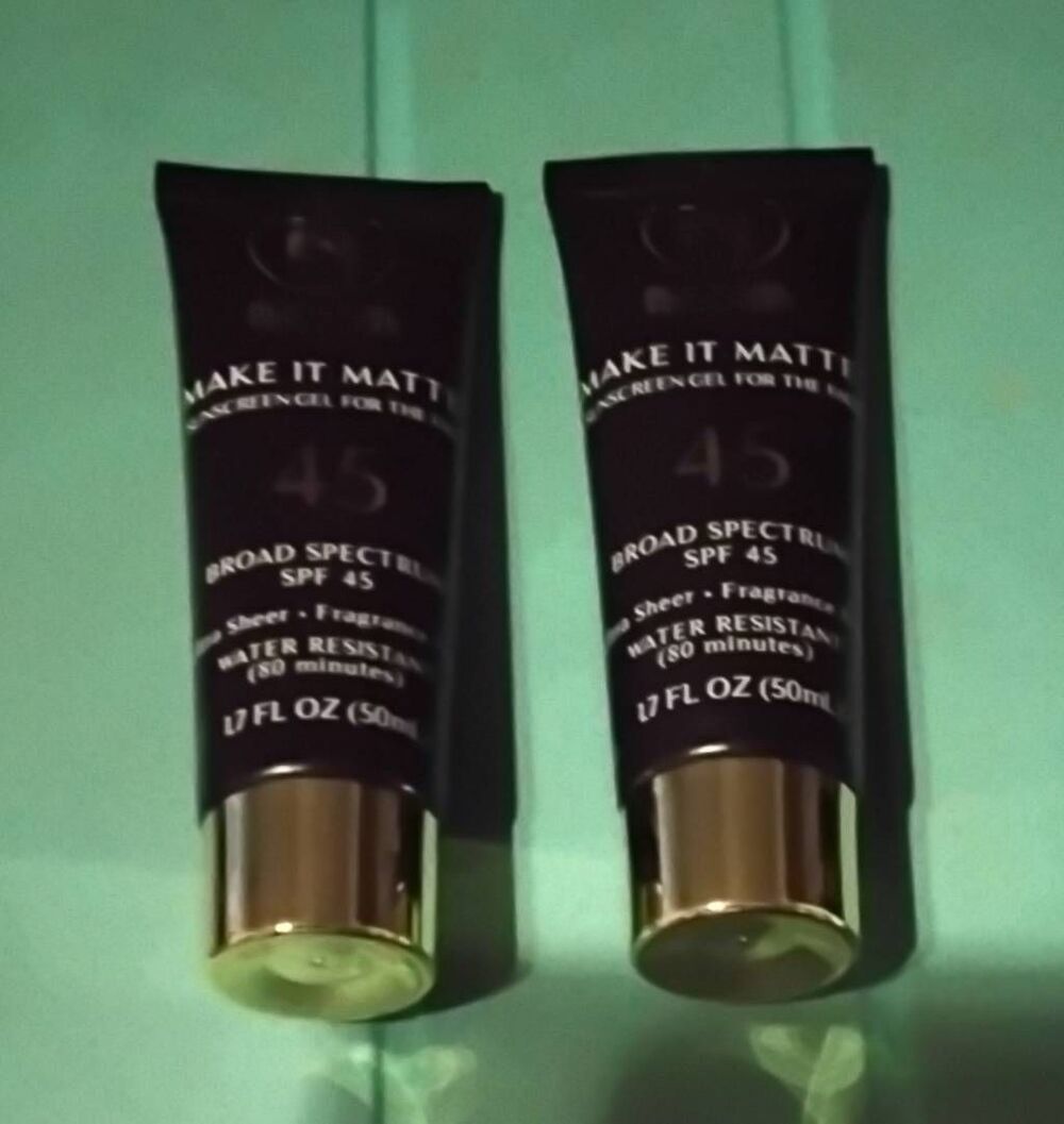 Black Girl Sunscreen Make it Matte Facial Sunscreen ~SPF 45~1.7fl.oz.~LOT OF (2)
